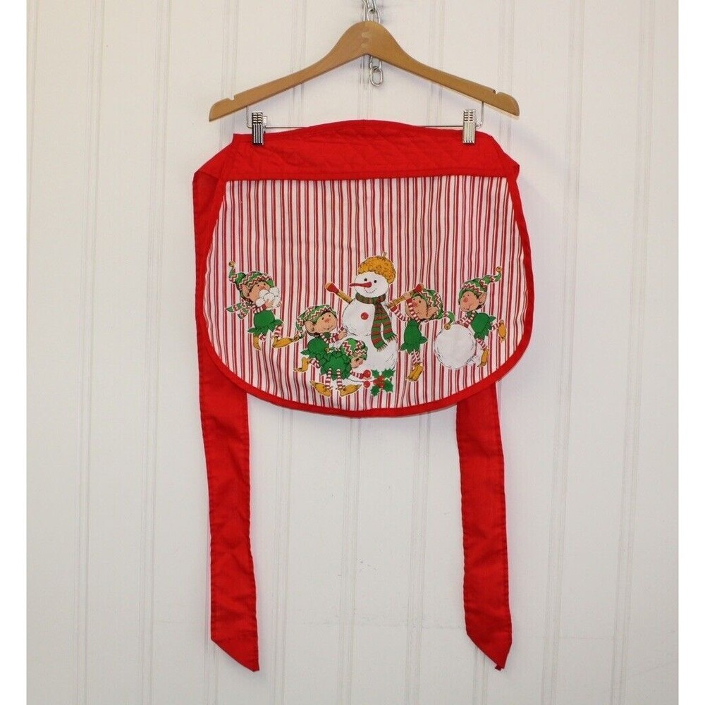 Vintage Christmas Apron Himself The Elf American Greetings 1980